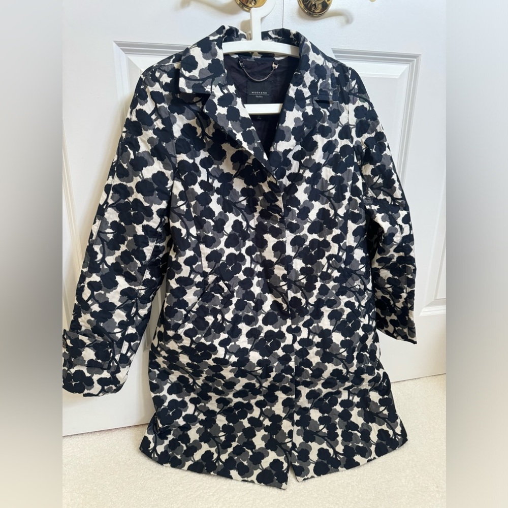 Max Mara Weekend Printed Coat, US4
